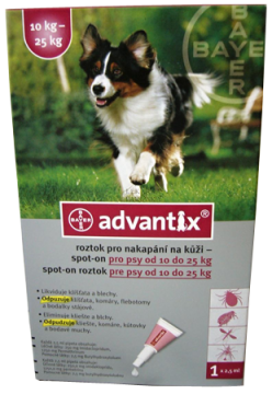 Advantix 10 - 25 Kg / Pipeta