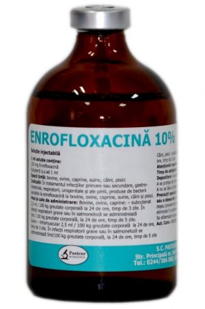 Enrofloxacina 10% Solutie Injectabila 100ml