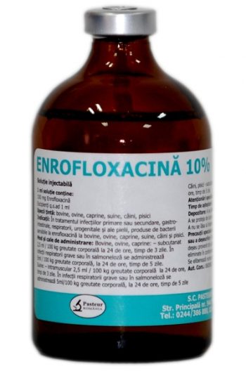 Enrofloxacina 10% Solutie Injectabila 100ml