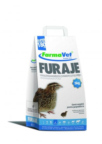Furaj Prepelite Start/Crestere 5 Kg