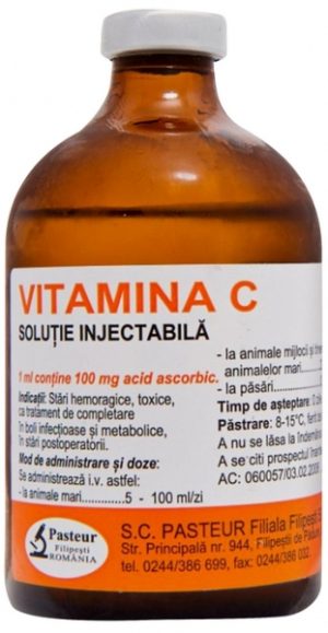 Vitamina C 10% Injectabil 100ml